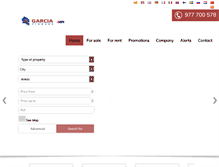 Tablet Screenshot of finquesgarcia.com